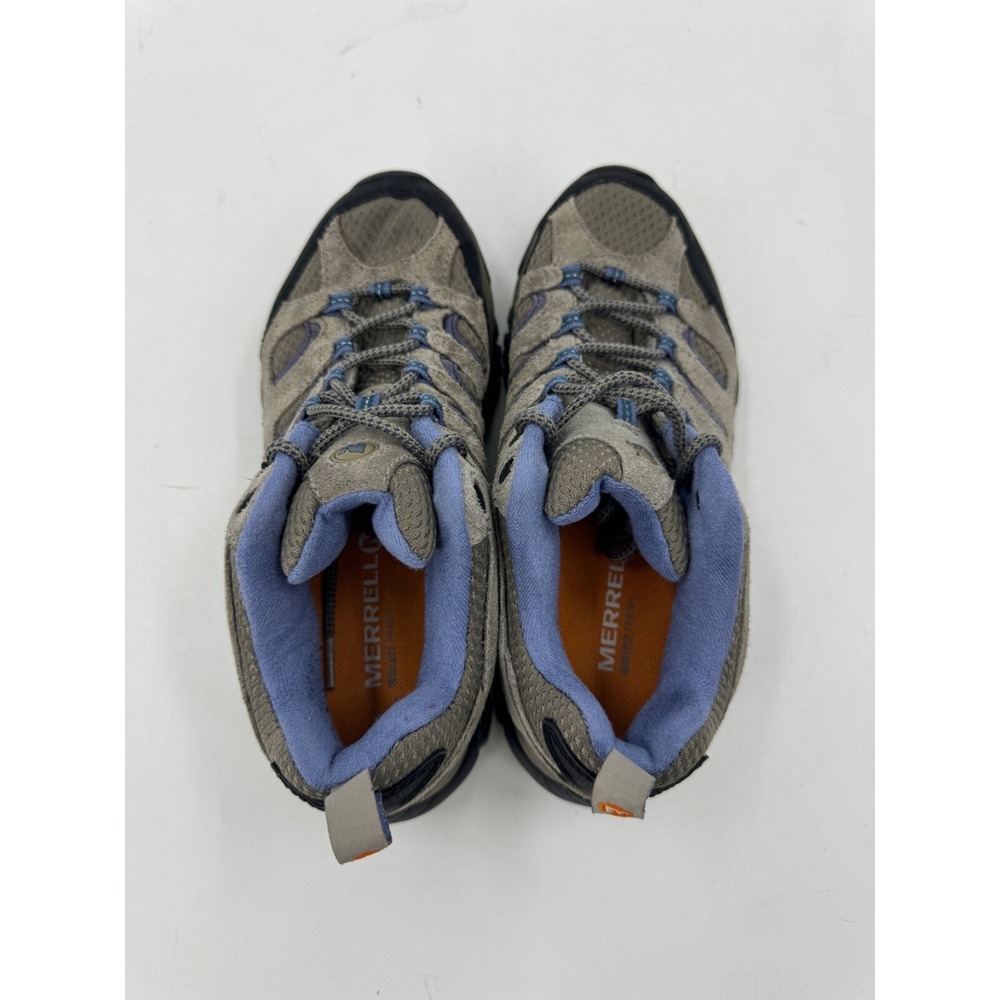 Merrell Women Moab‎ 2 Aluminum/Marlin Continuum Ortholite Hiking Shoe Sz 7 - Picture 6 of 10